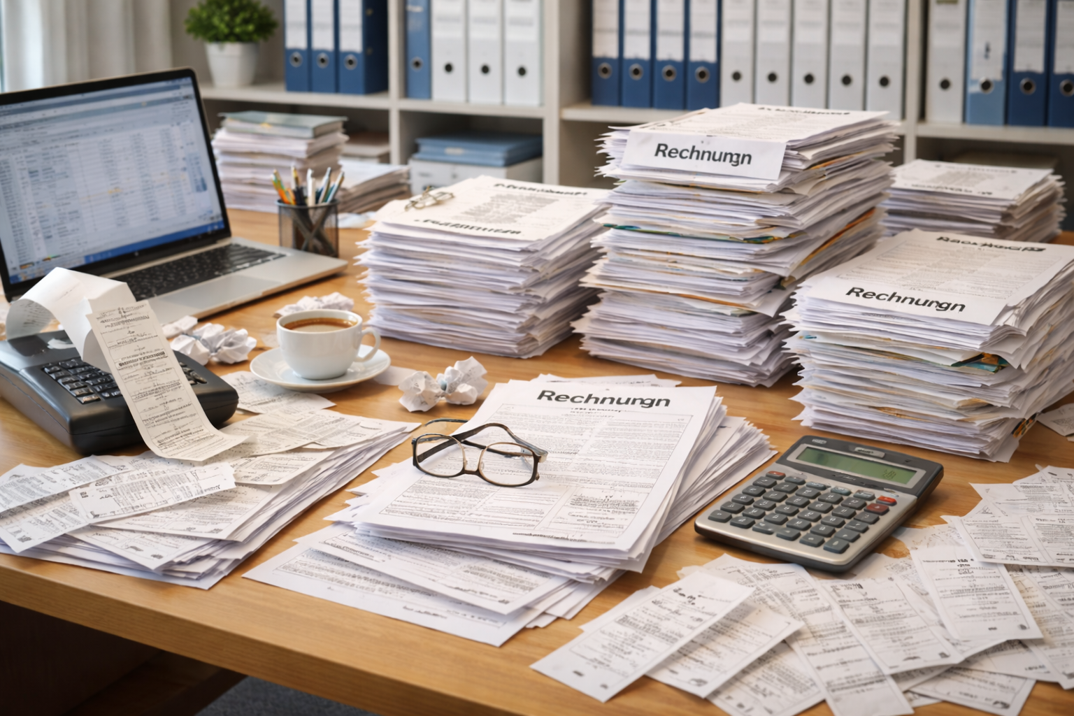 Anita und der Ordner mit 847 Rechnungen