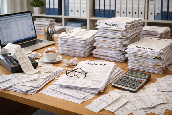 Anita und der Ordner mit 847 Rechnungen